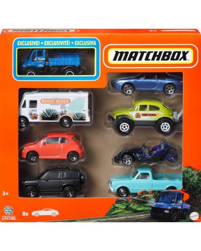 Σετ παιχνιδιού Matchbox - Οχήματα, 8 τεμάχια, ποικιλία - 1