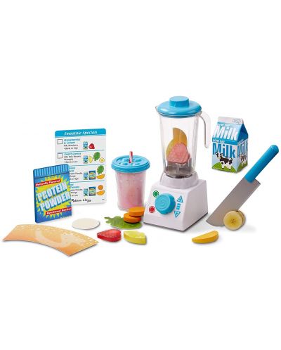 Σετ παιχνιδιών Melissa & Doug - Μπλέντερ κουζίνας με αξεσουάρ - 1