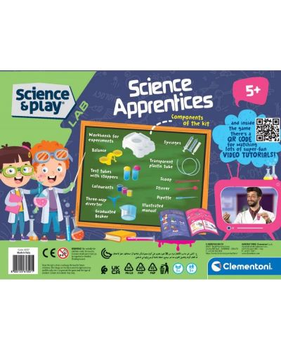 Σετ παιχνιδιού Clementoni Science &Play - Ασκούμενος Επιστήμονας, Πειράματα - 2