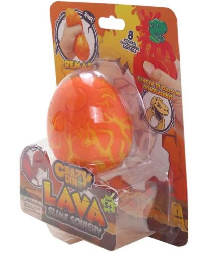 Σετ παιχνιδιών Felyx Toys - Dino αυγό με slime και δεινόσαυρος με δαχτυλίδι, ποικιλία - 2