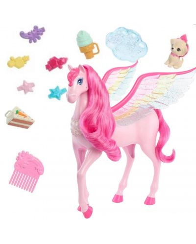 Σετ παιχνιδιών Barbie - Pegasus, με αξεσουάρ - 8