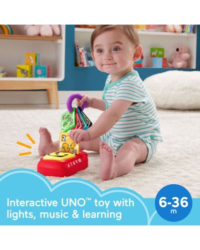 Διαδραστικό εκπαιδευτικό παιχνίδι Fisher Price - Uno, Counting and Colors - 3