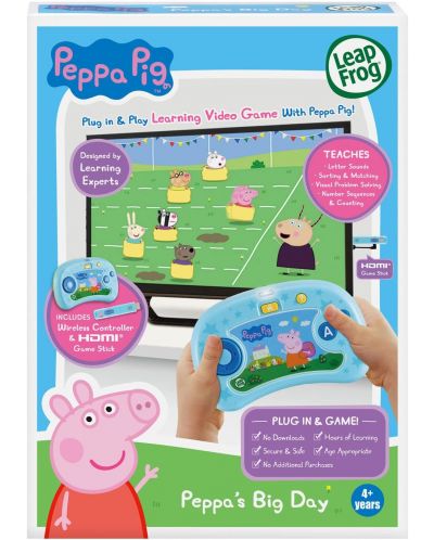 Διαδραστικό παιχνίδι Vtech - Console Peppa Pig: Peppa's Big Day (αγγλική γλώσσα) - 9