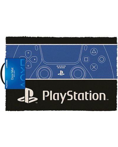 Χαλάκι πόρτας Pyramid Games: PlayStation - Dualsense, 60 x 40 cm	 - 1