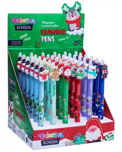Σβήσιμο τζελ στυλό με γόμα  Colorino - Christmas, ποικιλία - 2