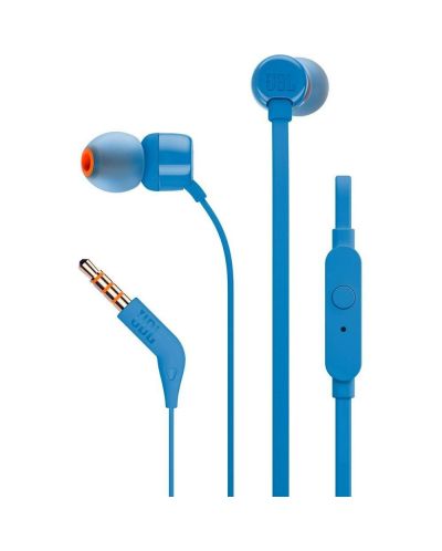 Ακουστικά JBL T110 - μπλε - 1