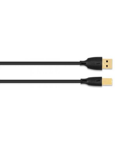 Καλώδιο QED - Connect QE8214, USB-A/USB-B, 0.75m, μαύρο - 2