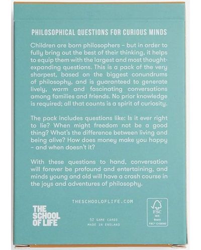 Κάρτες με ερωτήσεις Philosophical Questions for Curious Minds - 2