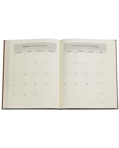 Ημερολόγιο-σημειωματάριο Paperblanks Arabica - 18 х 23 cm, 112 φύλλα, 2024 - 4