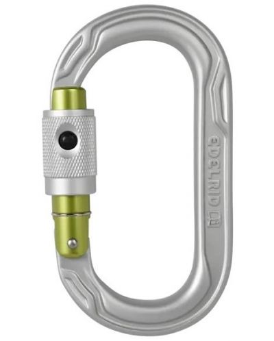 Καραμπίνερ Edelrid - Oval Power 2500 Permalock, γκρι  - 1