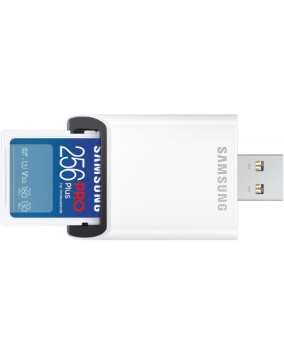 Κάρτα μνήμης Samsung - PRO Plus, 256GB, SDXC + USB αναγνώστης - 3