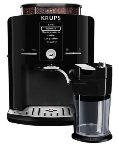 Αυτόματη καφετιέρα Krups - Latt'Espress EA829810, 15 bar, 1.7 l, μαύρη  - 1