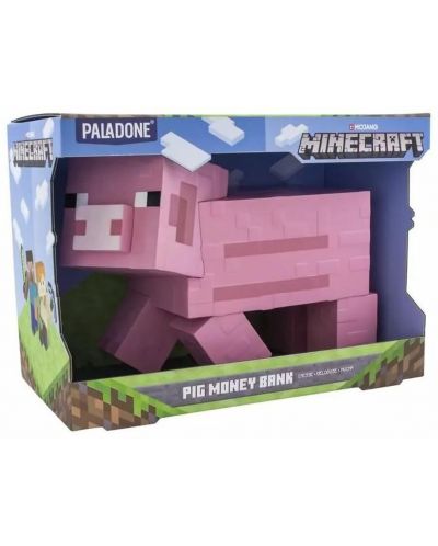 Κουμπαράς Paladone Games: Minecraft - Pig - 2