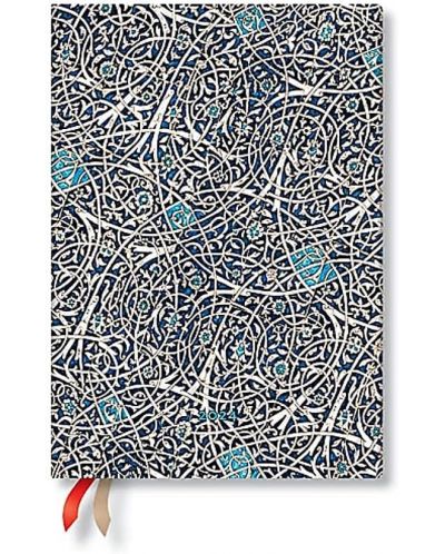 Ημερολόγιο-σημειωματάριο  Paperblanks Granada Turquoise - Midi, 13 x 18 cm, 80 φύλλα, 2024 - 1