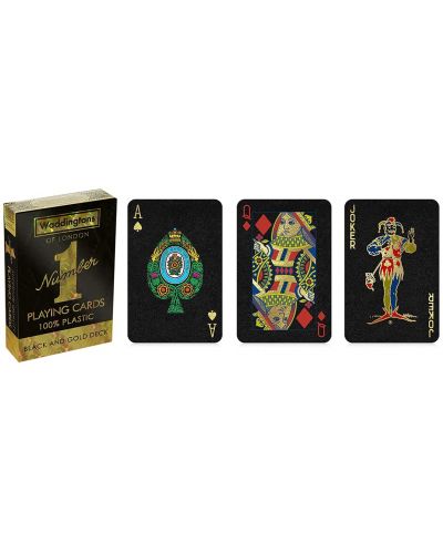 Κάρτες για παιχνίδι - WADDINGTONS NO. 1 Black and Gold - 2