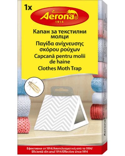 Παγίδα για υφασμάτινους σκώρους Aerona - Με φερομόνη, 1 τεμάχιο - 1