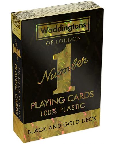 Κάρτες για παιχνίδι - WADDINGTONS NO. 1 Black and Gold - 1