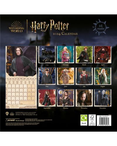 Ημερολόγιο Pyramid Movies: Harry Potter - Magical Fundations  2024 - 2