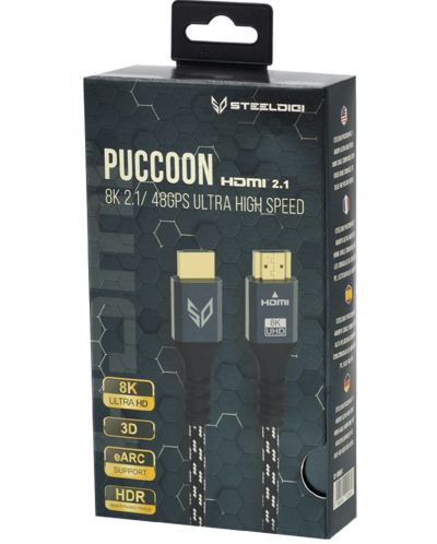 Καλώδιο SteelDigi - Puccoon HDMI 2.1, 8K, 3m - 4