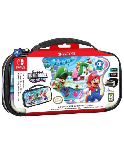 Θήκη Nacon - Deluxe Travel Case, Super Mario Bros. Wonder (Nintendo Switch/Lite/OLED) - 6