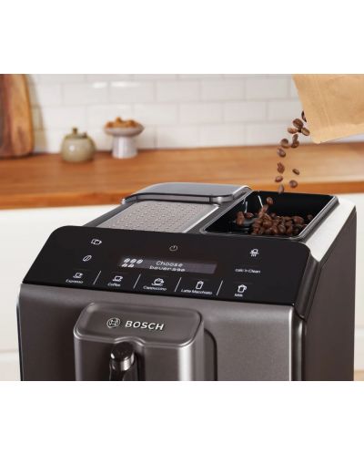 Αυτόματη Μηχανή Espresso  Bosch - TIE20504, 15 bar, 1.4 l, μαύρο/γκρι - 5