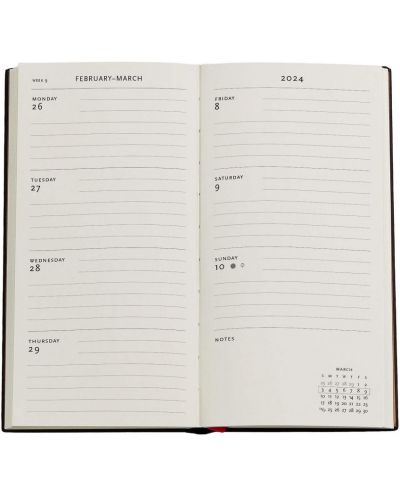 Ημερολόγιο-σημειωματάριο Paperblanks Granada Turquoise - Ultra Horizontal, 18 x 23 cm, 80 φύλλα, 2024 - 4