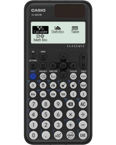 Αριθμομηχανή Casio - FX-85 CW, επιστημονική, οθόνη 10+2 ψηφίων, μαύρη - 1