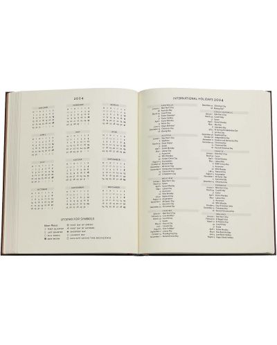 Ημερολόγιο-σημειωματάριο  Paperblanks Granada Turquoise - Ultra, 18 x 23 cm, 80 φύλλα, 2024 - 6