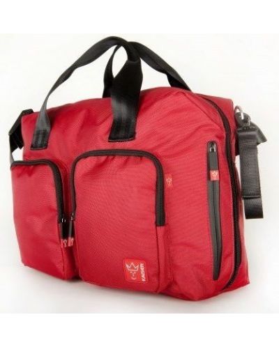 Τσάντα με θήκη για φορητό υπολογιστή Kaiser Worker - κόκκινο - 1