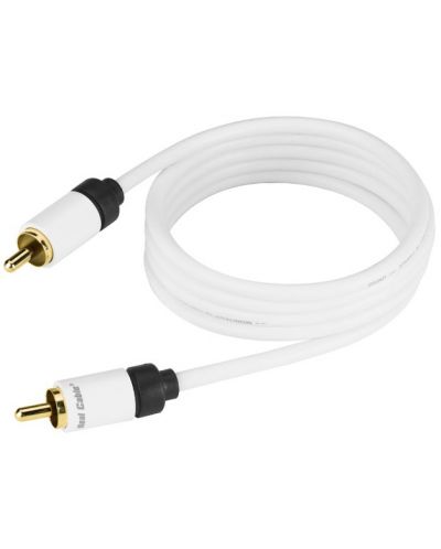 Καλώδιο  Real Cable - SUB-1, RCA, 3m, λευκό - 1