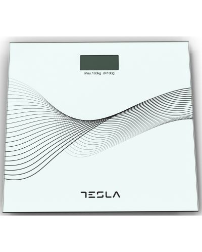 Ζυγαριά Tesla - BS-103W, 180kg, λευκή - 1