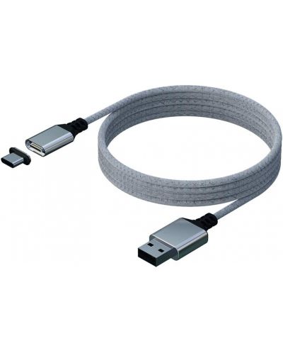 Καλώδιο Konix - Mythics Premium Magnetic Cable 3 m, άσπρο(PS5) - 3