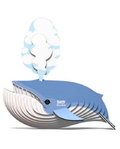 Χάρτινη φιγούρα  Eugy - Γαλάζια φάλαινα - 3