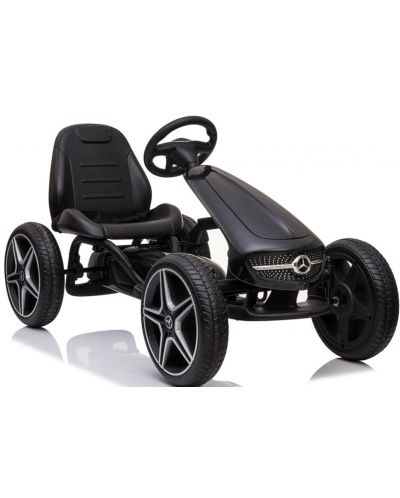 Κάρτινγκ αυτοκίνητο Moni - Mercedes-Benz Go Kart EVA, μαύρο - 1