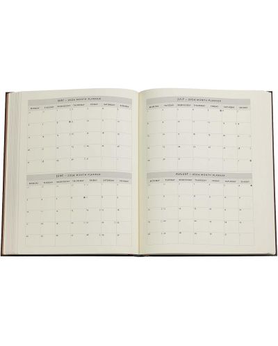 Ημερολόγιο-σημειωματάριο Paperblanks Granada Turquoise - Ultra Horizontal, 18 x 23 cm, 80 φύλλα, 2024 - 5