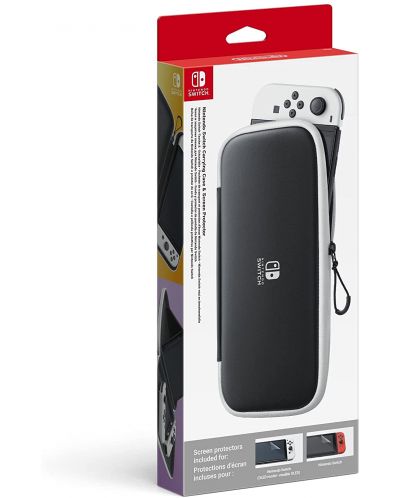 Θήκη και προστατευτικό Nintendo - OLED Black & White (Nintendo Switch) - 1