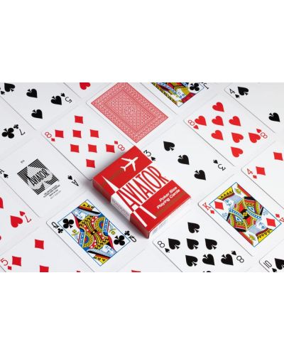 Τραπουλόχαρτα Aviator - Poker Standard index μπλε/κόκκινη πλάτη - 3