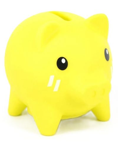 Κουμπαράς Boti Pocket Money Piggies - Κίτρινο, με αξεσουάρ - 3