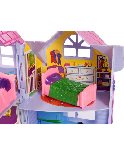 Κουκλόσπιτο MalPlay - My Sweet Home με 6 δωμάτια, έπιπλα και φιγούρα  - 5