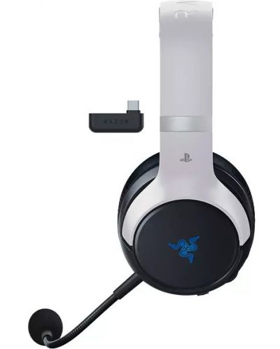 Gaming ακουστικά Razer - Kaira Pro, PS, ασύρματα, άσπρα - 3