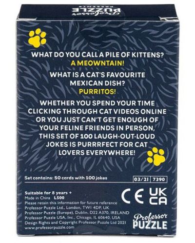 Τράπουλα Professor Puzzle - Cat Jokes - 3