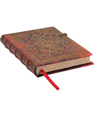 Ημερολόγιο-σημειωματάριο Paperblanks Carmine - Midi, 13 x 18 cm, 120 φύλλα, 2024 - 3
