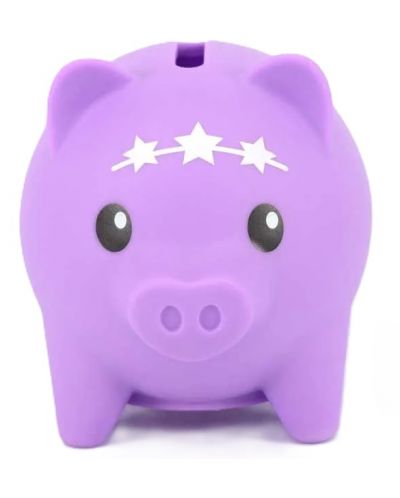 Κουμπαράς Boti Pocket Money Piggies - Μωβ, με αξεσουάρ - 2