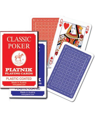 Τράπουλα Piatnik - Classic Poker, κόκκινο - 2