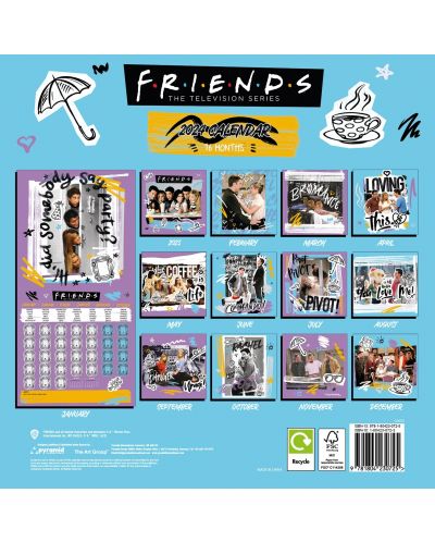 Ημερολόγιο Pyramid Television: Friends - Holiday mood 2024 - 2