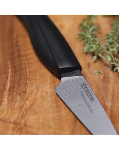 Κεραμικό μαχαίρι για ξεφλούδισμα KYOCERA - SHIN, 7,5 cm, μαύρο - 4