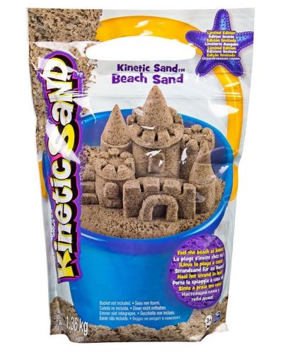 Κινητική άμμος παραλίας Spin Master Kinetic Sand - 1.36 kg - 1