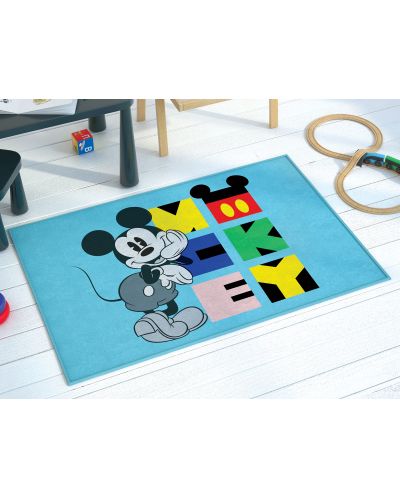 Χαλί για παιδικό δωμάτιο TAC Licensed - Mickey Mouse, 80 x 120 cm - 1