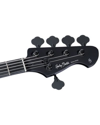 Κιθάρα Harley Benton - PJ-5 SBK Deluxe Series, Bass, Black - 4