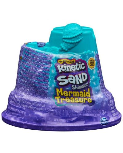 Κινητική άμμος σε δοχείο Spin Master Kinetic Sand -Γοργόνα - 1